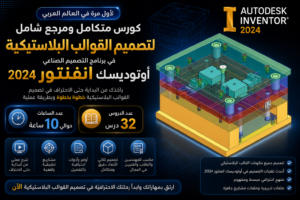 كورس تصميم القوالب البلاستيكية باستخدام برنامج أوتوديسك انفنتور 2024